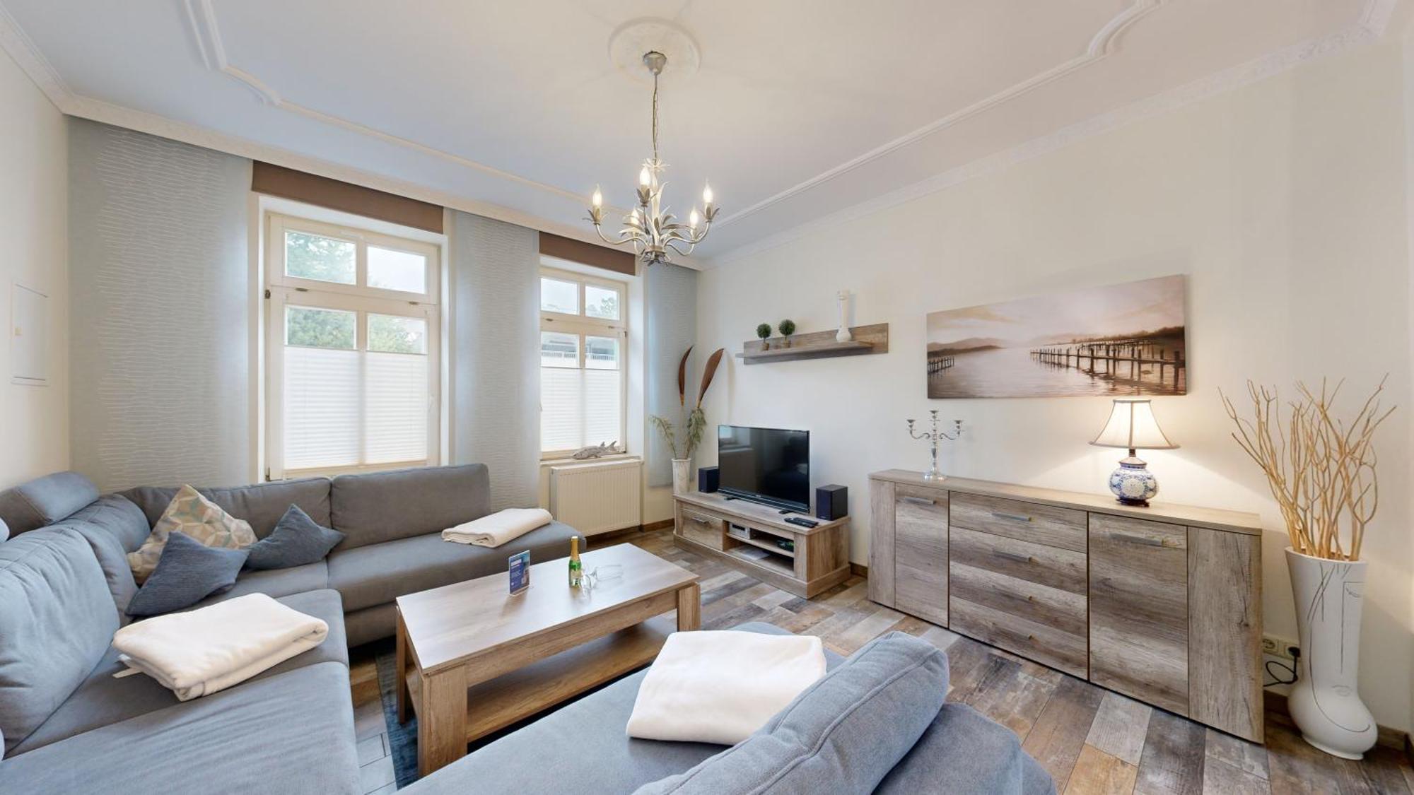 Strandnahe Fewo Mit Terrasse, Villa Vergissmeinnicht 01, 빈츠 외부 사진